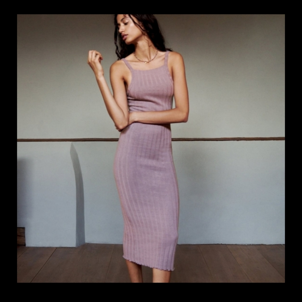 Zara knit tube dress